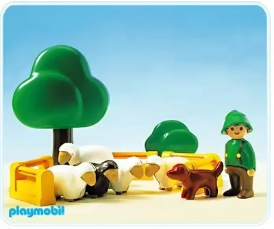 Playmobil 1.2.3 - Moutons et berger