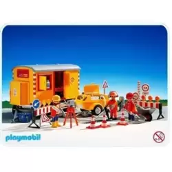 Construction Site And Trailer