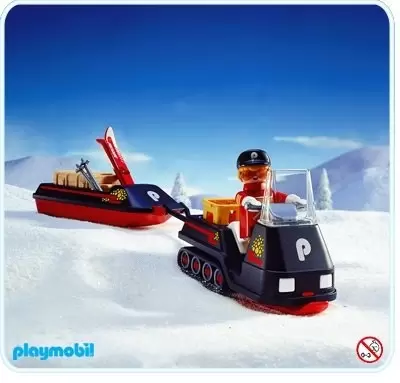 Playmobil Winter sports - Black Snowmobile
