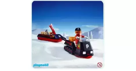 Black Snowmobile - Winter 3694