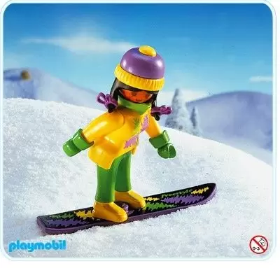 Playmobil Winter sports - Girl On Snowboard