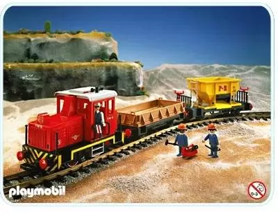 Playmobil Trains - Train marchandises sans transformateur