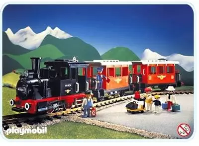 Passenger Train Steam Locomotive - Playmobil Trains 4001