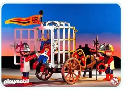 Playmobil Chevaliers - Transport de prisonniers