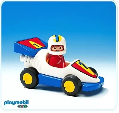 Playmobil 1.2.3 - Voiture de course et pilote