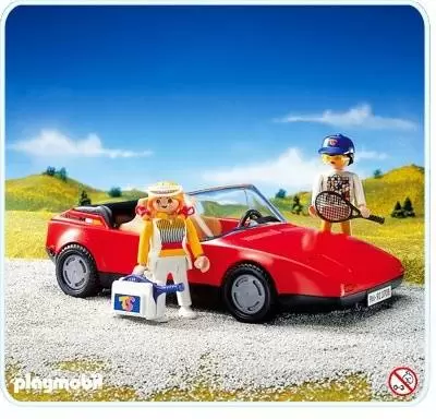 Playmobil on Hollidays - Red Sportscar