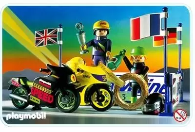 Pilote de moto cross - Playmobil Sports Mécaniques 3044