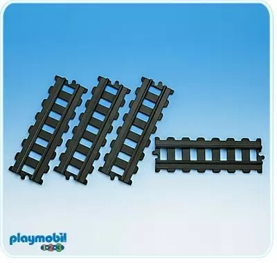 Playmobil 1.2.3 - 4 rails droits 1.2.3