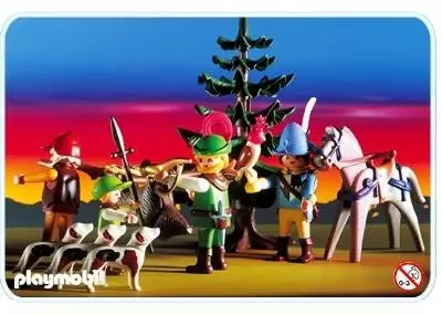 Playmobil Chevaliers - Chasseurs et chiens