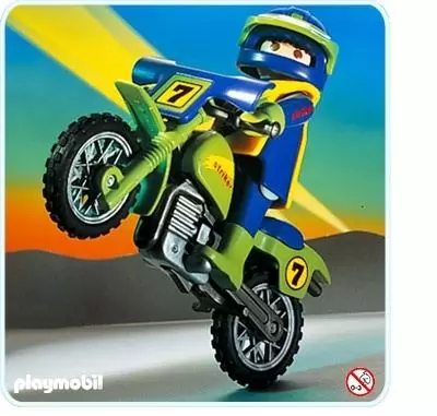 Moto trial - Playmobil Sports Mécaniques 3698