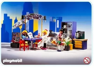 Playmobil dans la ville - Cafétéria
