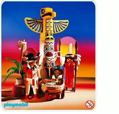 Playmobil Far West - Danseurs indiens et Totem