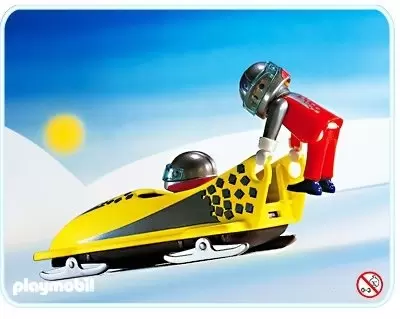 Playmobil Winter sports - Yellow 2-Man Bob