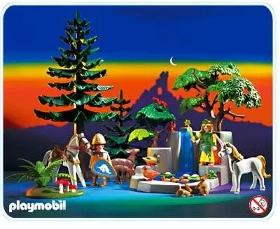 Playmobil Magie et Contes - Fée et fontaine enchantée