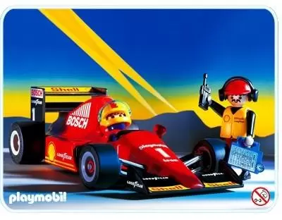 Playmobil Motor Sports - Red Formula 1 Racing Car