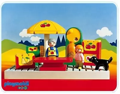 Playmobil 1.2.3 - Fruits and vegetables market