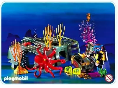 Playmobil underwater world - Sea Wreck With Plants and Diver