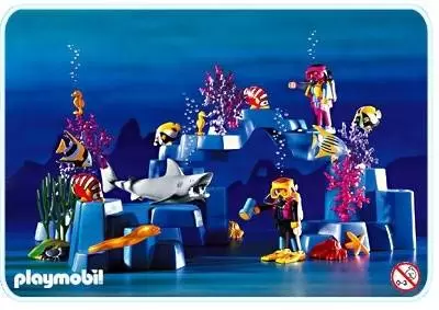 Playmobil Monde sous-marin - Plongeurs dans lagon