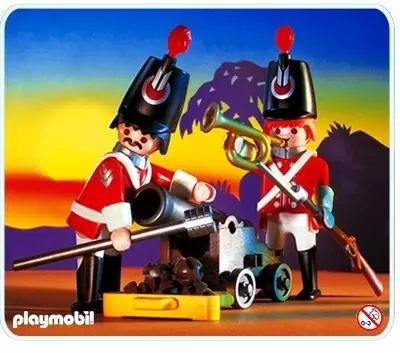 Playmobil Pirates - Soldats du roi et canon