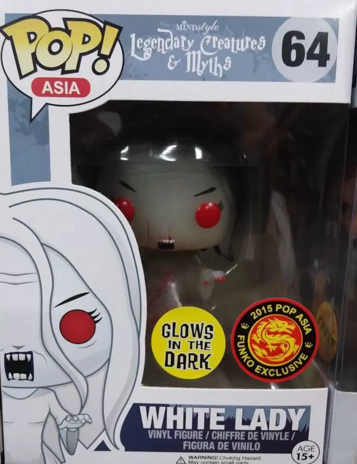 POP! Asia - Legendary Creatures & Myths - White Lady Glow In The Dark Bloody