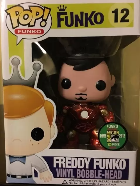 POP! Funko - Freddy Funko Iron Man Metallic