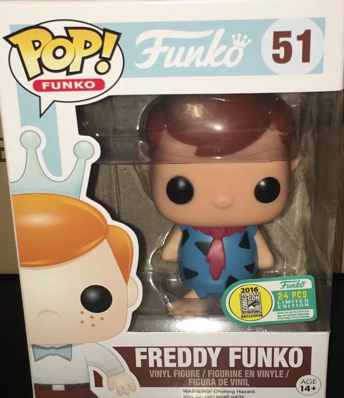 POP! Funko - Freddy Funko Fred Flintstone Blue