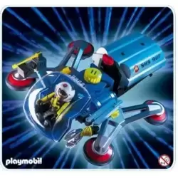 Robot Nero R2 Playmobil per Space Mars Android Nave Spaziale Station Astronauta 