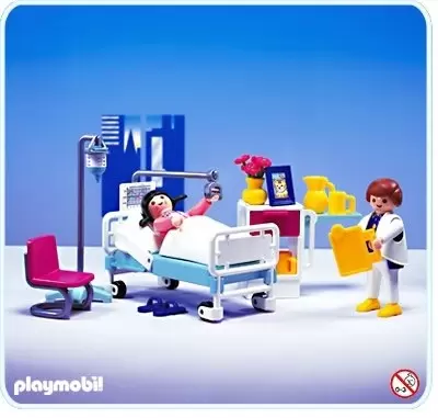 Playmobil Hôpital & Sauveteurs - Chambre Hôpital