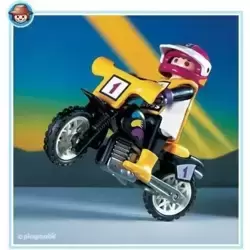 Pilote de motocross Playmobil – 9357 – –