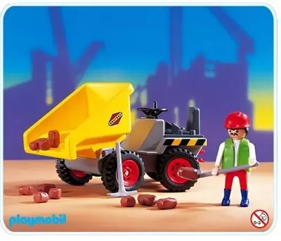 Construction Site And Trailer - Playmobil Builders 3777