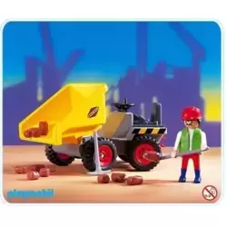 Playmobil set chantier travaux publics
