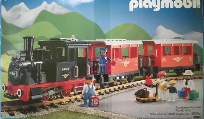 Playmobil Trains - Train de voyageur avec locomotive à vapeur