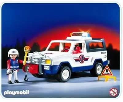 Playmobil Hôpital & Sauveteurs - Unité de secours en 4x4