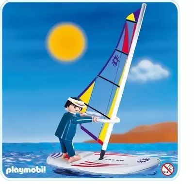 Playmobil en vacances - Véliplanchiste et planche à voile