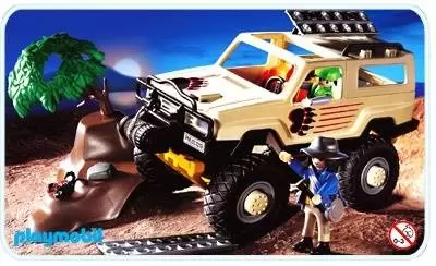 Playmobil Aventuriers - Aventuriers et véhicule 4x4