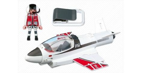 playmobil fighter jet