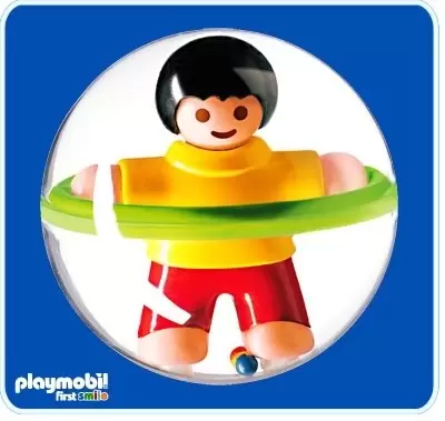 Playmobil 1.2.3 - Boule transprente et garçon