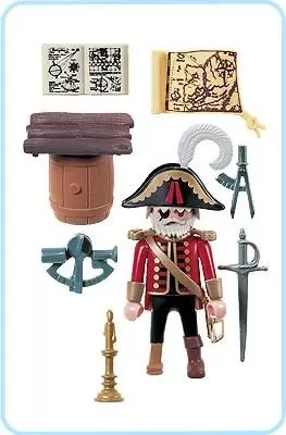 Playmobil 3936 Pirate Captain Open Book for sale online 