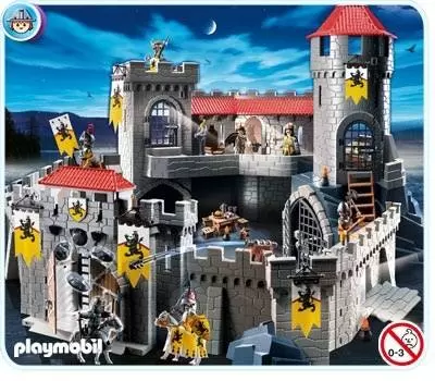 Playmobil Chevaliers - Château-fort des chevaliers du Lion