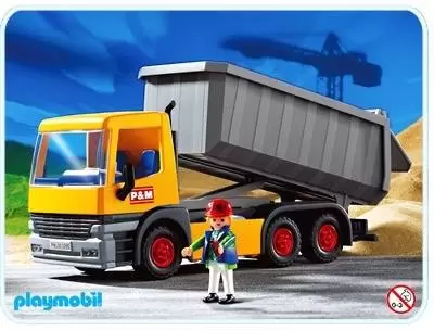 Playmobil Chantier - Chauffeur et camion-benne