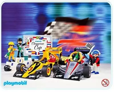Playmobil Motor Sports - 2 Cars Racing Set