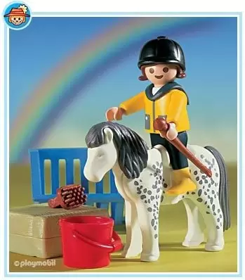 Playmobil équitation - Enfant sur poney