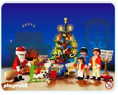 Playmobil de Noël - Famille et sapin de Noël