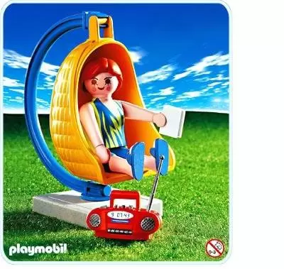 Playmobil Maisons et Intérieurs - Maman sur balancelle
