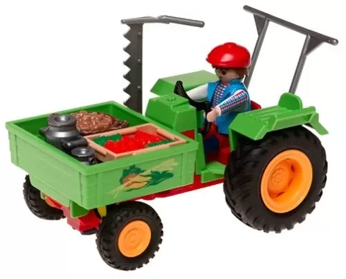 Playmobil Fermiers - Maraîcher et son tracteur