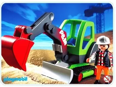 Playmobil Chantier - Mini-pelleteuse