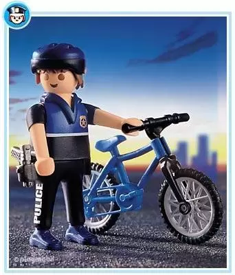 Playmobil Policier - Patrouilleur à vélo