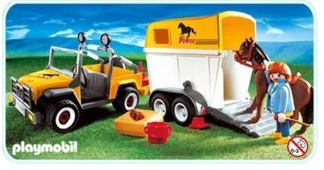 playmobil horse transporter