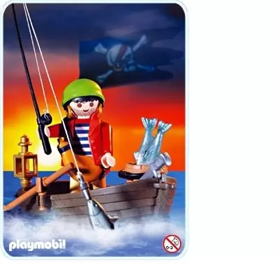 Playmobil Pirates - Pirate naufragé sur sa barque