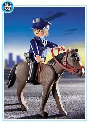Playmobil Policier - Policier à cheval